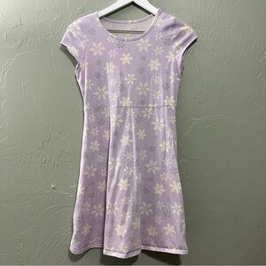 Wonder Nation‎ Lavender Snowflake Dress size xl girls